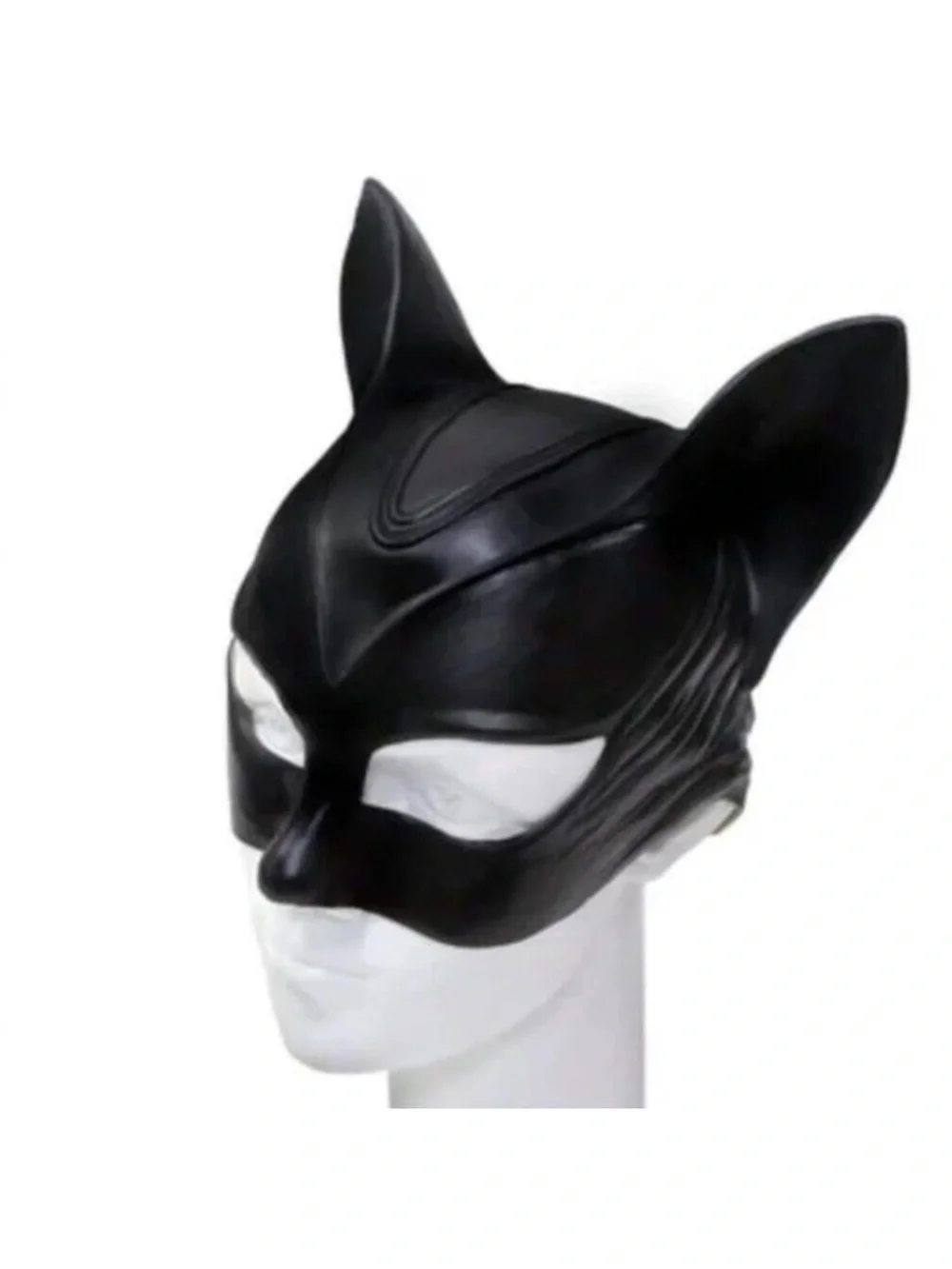 Cat Woman Face Latex Mask Cosplay Batman Catwoman Costume Props Halloween